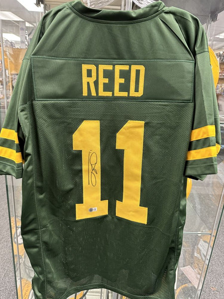 Jayden Reed Packers Signed Autographed Custom 1950s Jersey