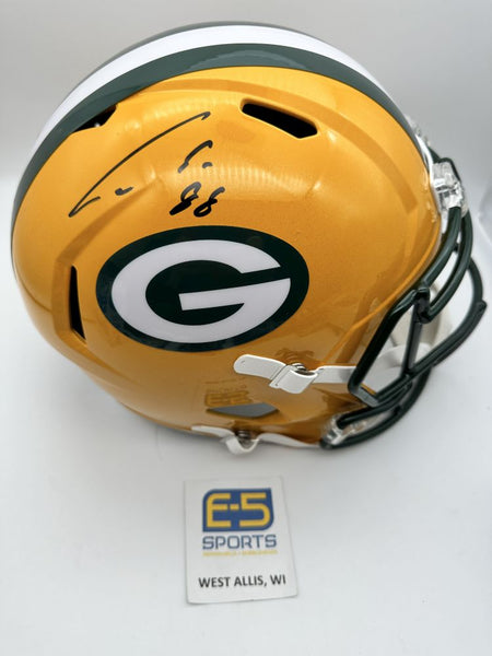 Luke Musgrave Packers Signed Autographed Full Size Speed Replica Helmet