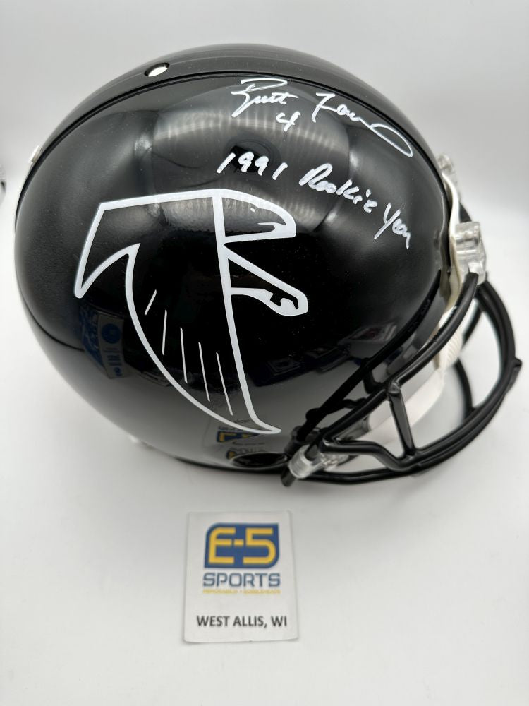 BRETT FAVRE AUTOGRAPH store MINI HELMET