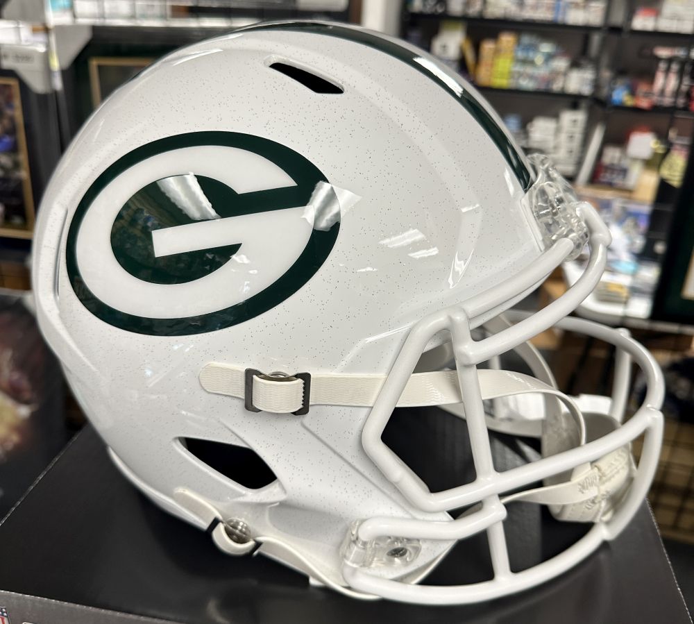 best packers football helmets Green Bay Packers Winter Warning Full Size Speed Replica Helmet