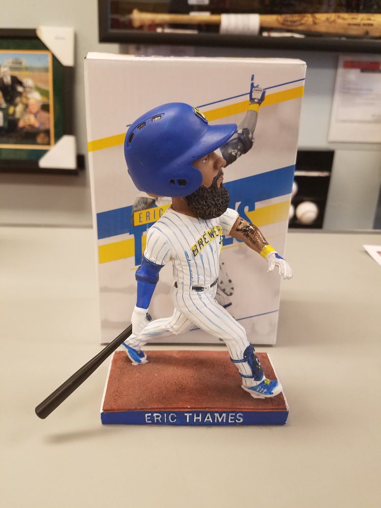 Eric Thames Milwaukee Brewers Bobblehead – National Bobblehead HOF Store