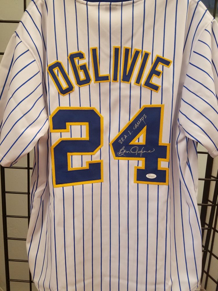 1982 Robin Yount Game Worn & Signed Milwaukee Brewers Jersey with