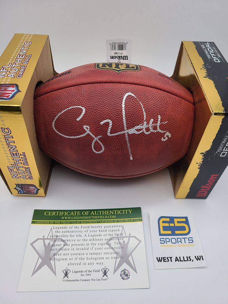 Bart Starr Packers Signed Autographed Official NFL 75th Duke Football – E-5  Sports