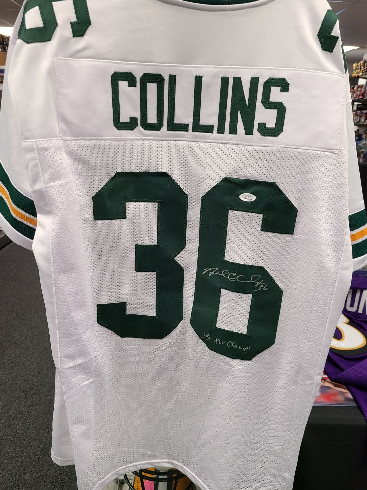 Nick Collins Packers Signed Autographed Custom White Jersey SB XLV