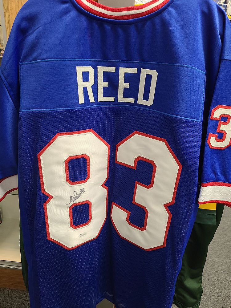 Andre Reed Buffalo Bills Signed Autographed Blue Custom Jersey JSA – E-5  Sports