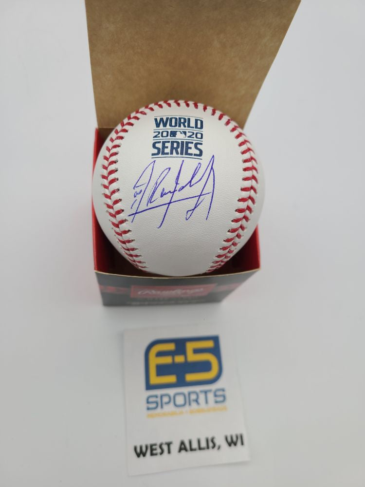 Randy Arozarena Tampa Bay Rays Fanatics Authentic Autographed 8 x 10 World Series Game 4 Winning Run Photograph