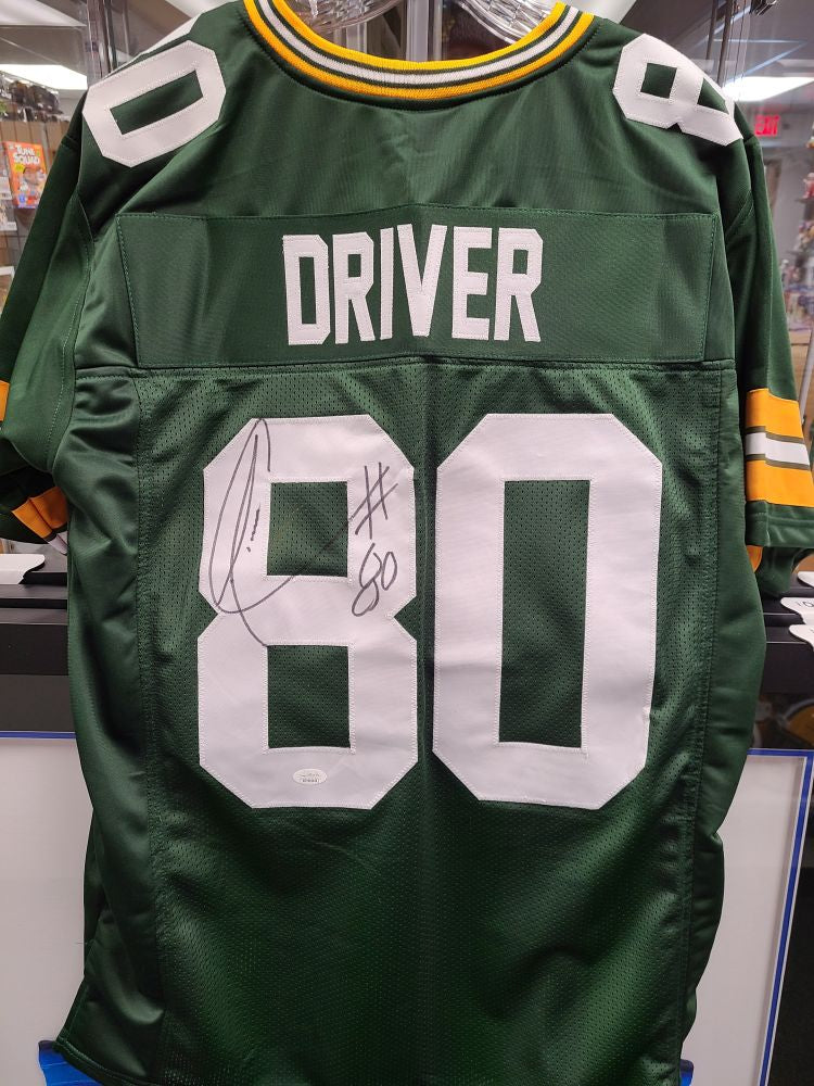 Donald Driver Packers Signed Autographed Custom Green Jersey – E-5 Sports
