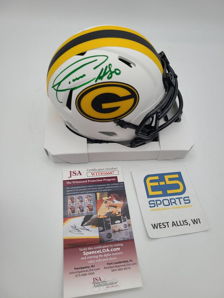 ROMEO DOUBS SIGNED PACKERS LUNAR SPEED MINI HELMET