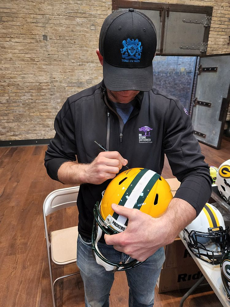 Jordy Nelson Autographed Signed Green Bay Packers Eclipse Mini Helmet – MVP  Authentics