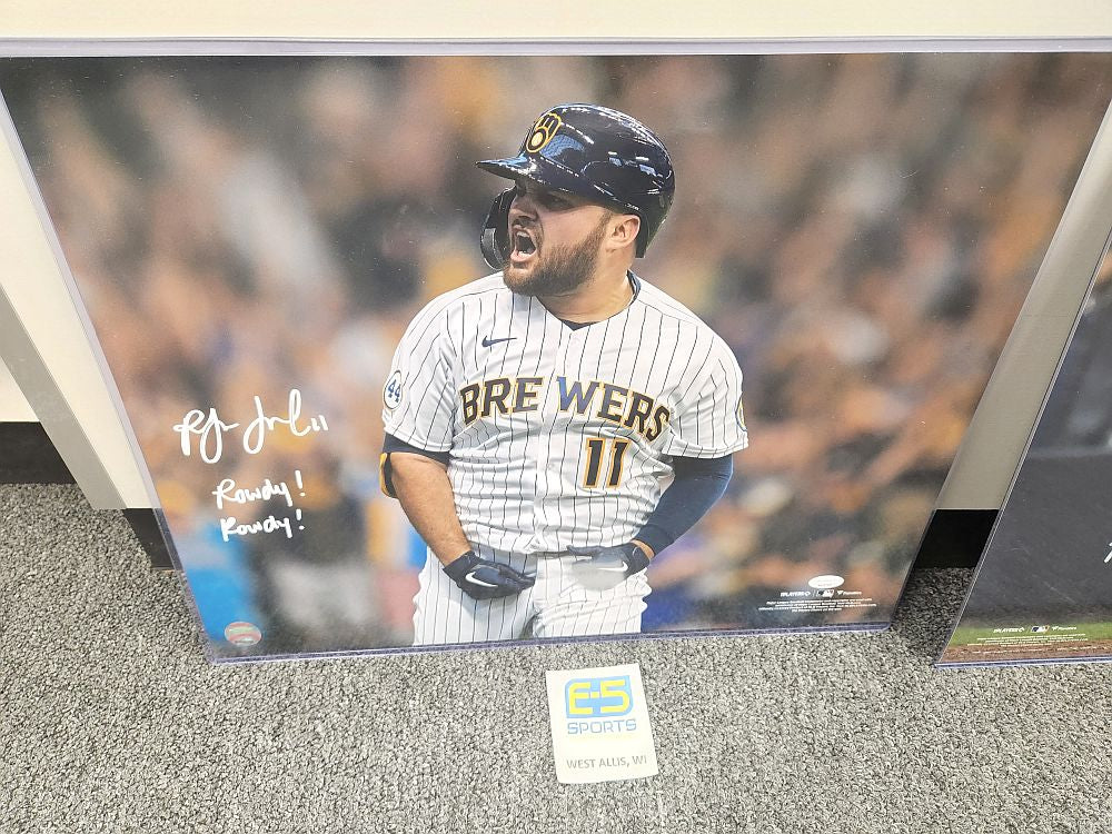 Rowdy Tellez Brewers Signed Autographed 16x20 Photo #2 – E-5 Sports