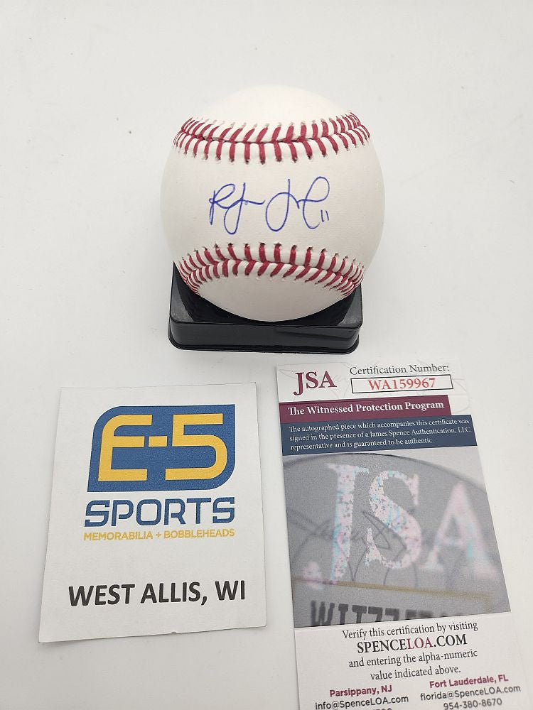 Rowdy Tellez Brewers Signed Autographed Official MLB Baseball