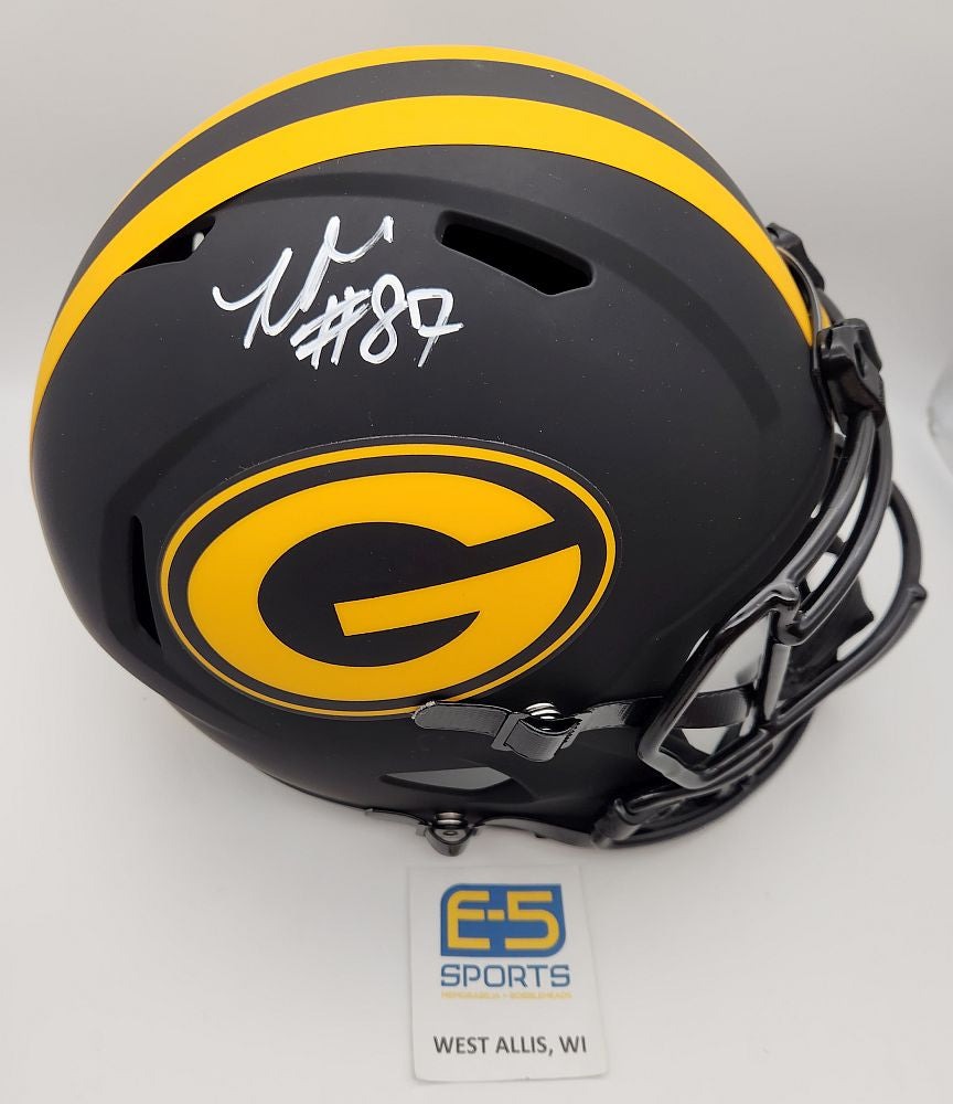 ROMEO DOUBS SIGNED PACKERS LUNAR SPEED MINI HELMET