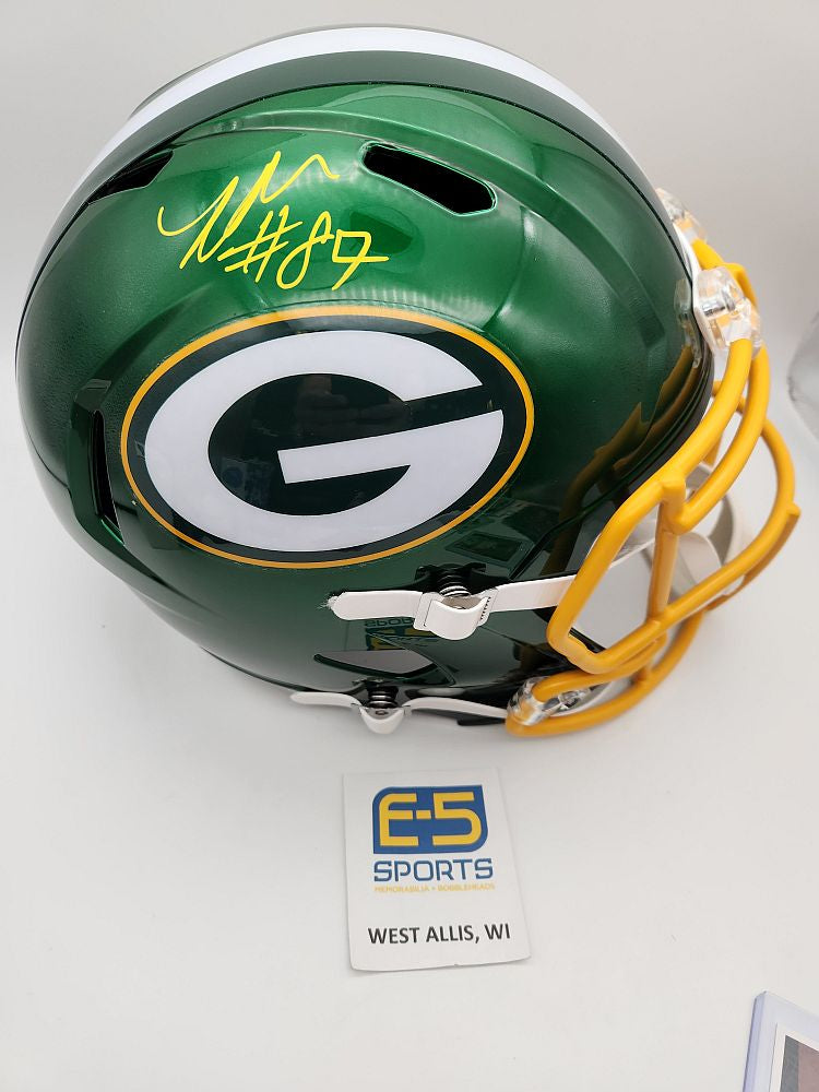 Romeo Doubs Packers Signed Autographed Custom White Jersey – E-5