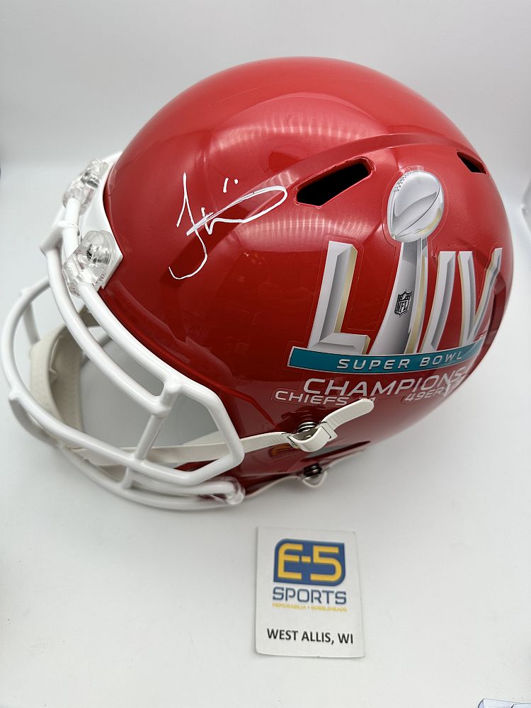 Signed 2024 chiefs helmet