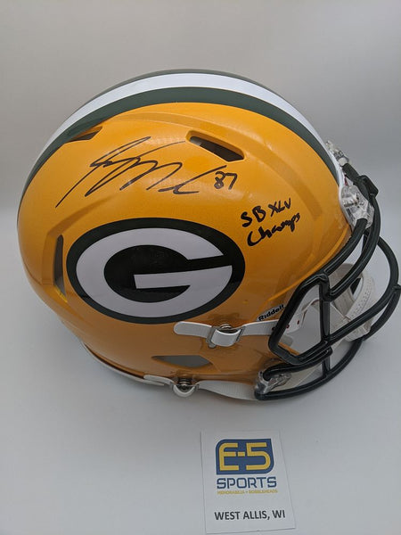 Jordy Nelson Green Bay Packers Signed Autographed Authentic Speed Helmet