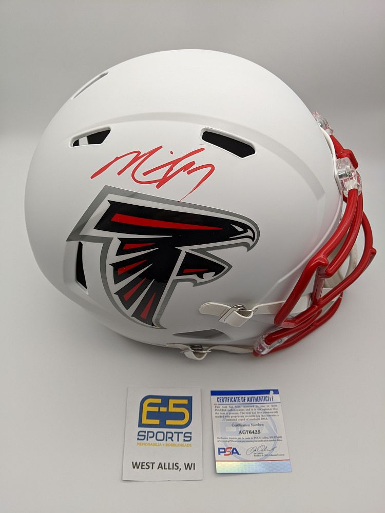 Michael Vick Falcons Signed Autographed Full Size Replica Flat White H –  E-5 Sports
