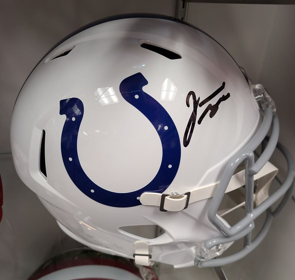 Indianapolis Colts Helmets, Colts Signed Helmet