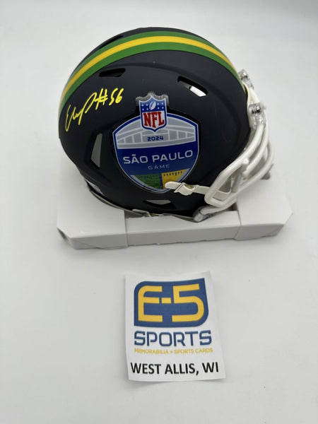 Edgerrin Cooper Packers Signed Autographed Sao Paulo Mini Helmet