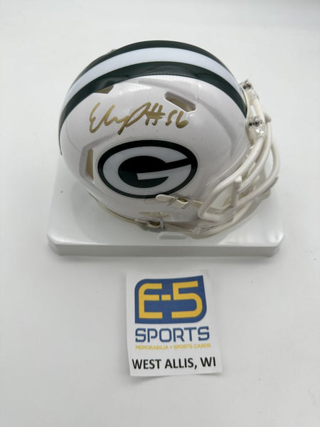 Edgerrin Cooper Packers Signed Autographed Winter Warning Mini Speed Helmet