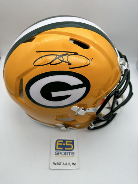 Jayden Reed Packers Signed Autographed Speed Authentic Helmet