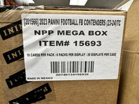 2023 Panini Contenders NFL Mega Box Sealed Case