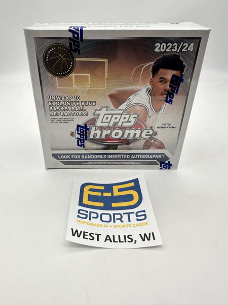 2023-24 Topps Chrome NBA Mega Box