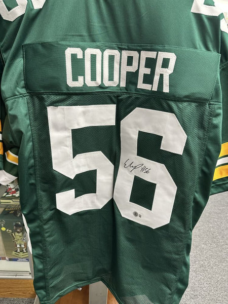 Edgerrin Cooper Packers Signed Autographed Custom Green Jersey