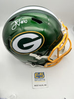 Jordan Love Packers Signed Autographed Flash Replica Helmet