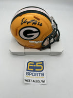 Edgerrin Cooper Packers Signed Autographed Mini Speed Helmet