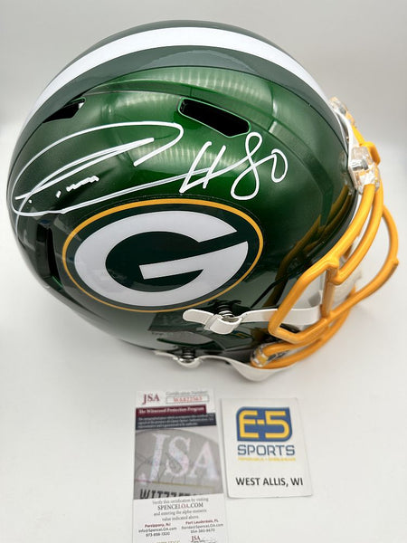 Donald Driver Packers Signed Autographed Speed Full Size FLASH Helmet