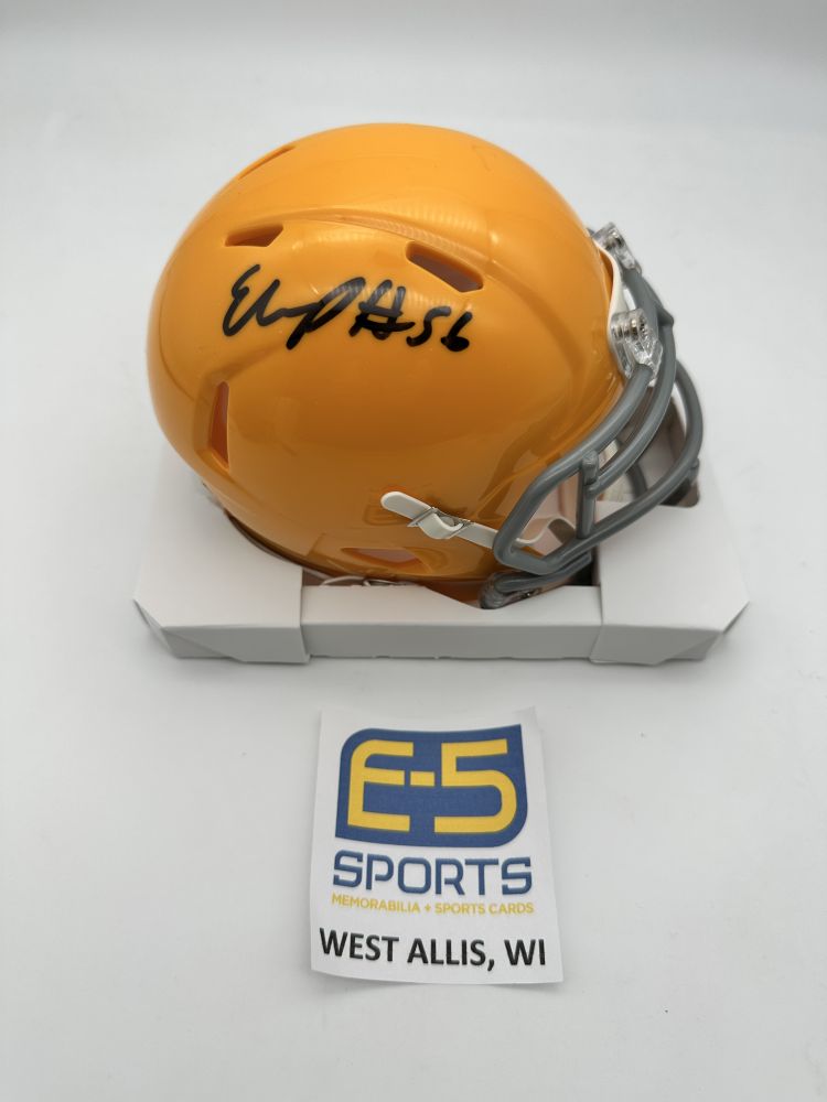 Edgerrin Cooper Packers Signed Autographed 1950s Mini Speed Helmet – E-5  Sports