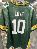 Jordan Love Packers Signed Autographed Nike Green Jersey