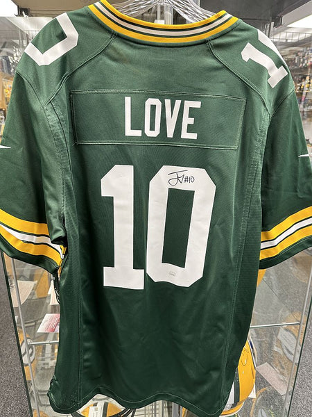 Jordan Love Packers Signed Autographed Nike Green Jersey
