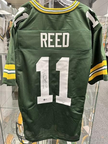 Jayden Reed Packers Signed Autographed Custom Green Jersey