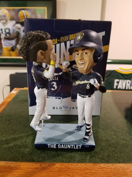 2018 Braun and Arcia Gauntlet Bobblehead w Original Box and Packaging