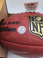 Jordy Nelson Packers Signed Autographed Official NFL Duke Football INSCRIPTION