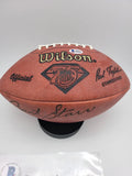 Bart Starr Packers Signed Autographed Official NFL 75th Duke Football BECKETT