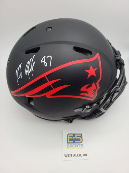 Rob Gronkowski Patriots Signed Autographed Full Size Authentic Eclipse Helmet