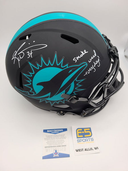 Ricky Williams Dolphins Signed Autographed Full Size Replica Eclipse Helmet