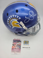 James Jones San Jose State Packers Signed Autographed Full Size Replica Helmet