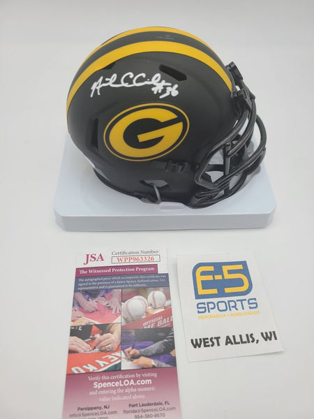 Nick Collins Packers Signed Autographed Mini Replica Eclipse Speed Helmet