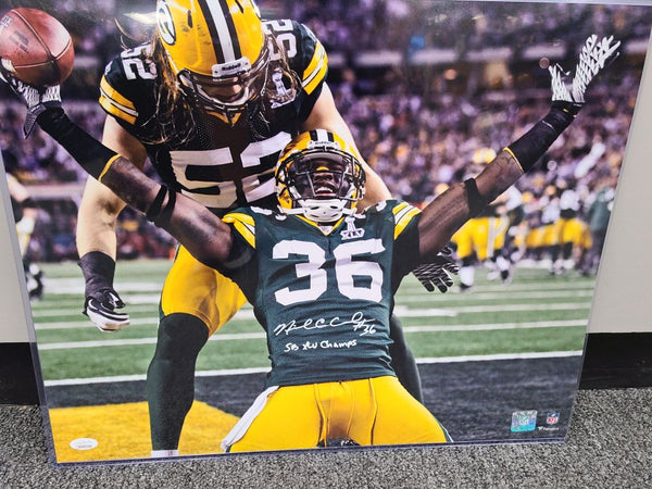 Nick Collins Green Bay Packers Signed Autographed 16x20 Photo JSA #2 SB 45