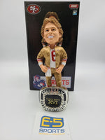 Joe Montana 49ers Ring Base Bobblehead w Original Box and Packaging