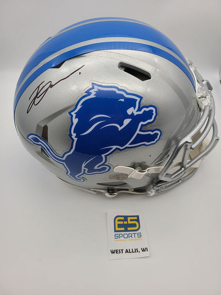 Jeff Okudah Lions Buckeyes Signed Autographed Full Size Speed Authentic Helmet