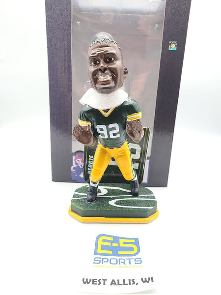 Reggie White Packers Lambeau Only Bobblehead w Original Box and Packaging