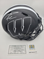 Russell Wilson Badgers Signed Autographed Full Size Authentic Eclipse Helmet