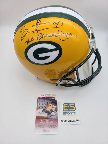 Gilbert Brown Packers Signed Autographed Full Size Replica Helmet GRAVEDIGGER