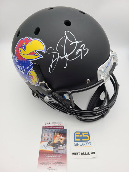 Gilbert Brown Packers Jayhawks Signed Autographed Full Size Replica Helmet #2