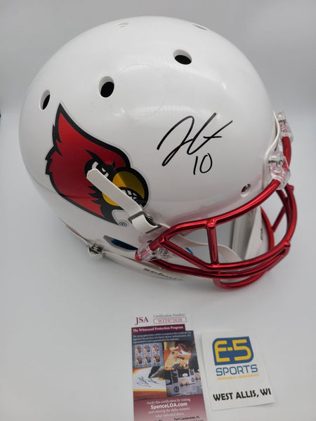 Jaire Alexander Packers Louisville Signed Autographed Full Size Replica Helmet