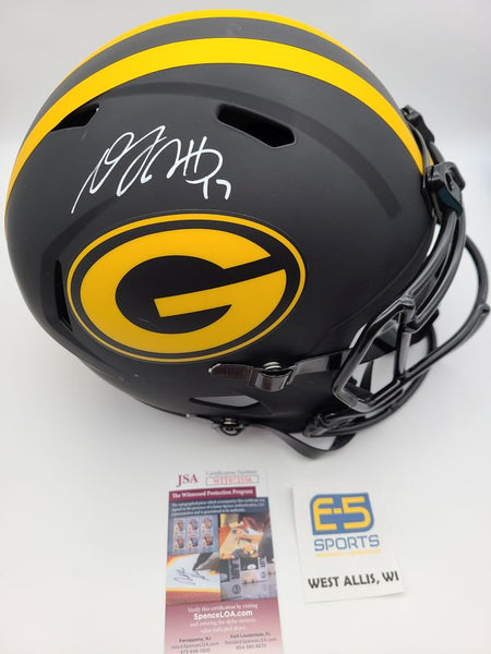 Davante Adams Packers Signed Autographed Full Size Replica Eclipse Helmet